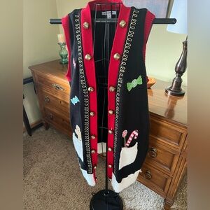 XL Christmas Vest Sweater
